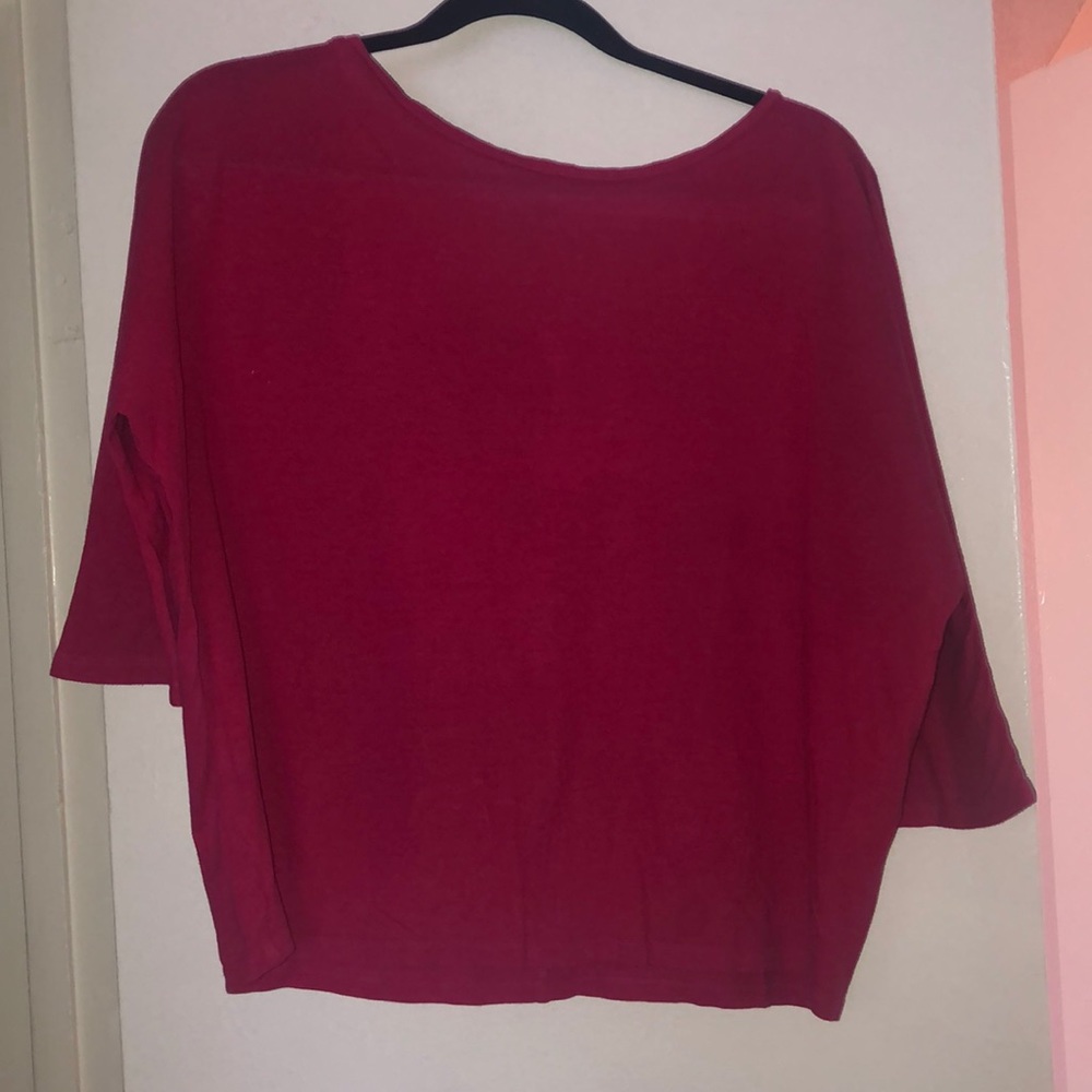 Ann Taylor Fuchsia Top